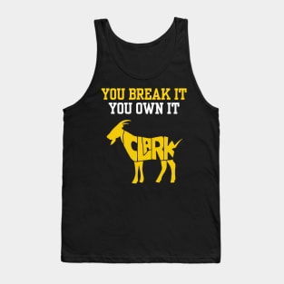 You break it, you own it Caitlin Clark 22 Tank Top